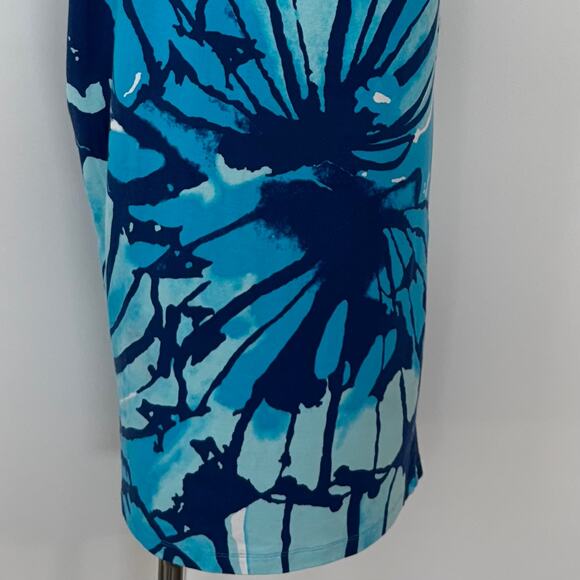 Lilly Pulitzer Tessa Get Inky Dress in Sparkling Blue Pullover Styling | L - Picture 10 of 14